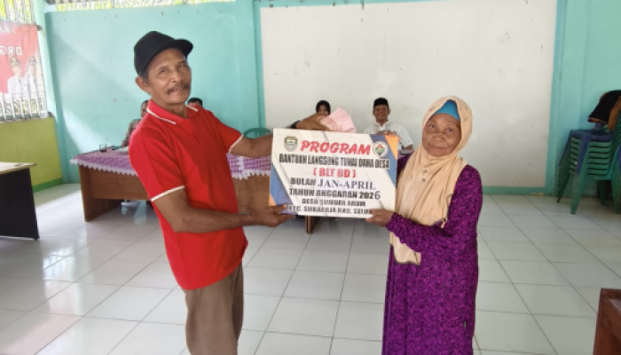 Penyaluran BLT DD Sumber Arum 2026 Cair, 7 KPM Terima Rp1,2 Juta