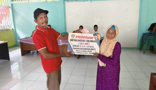 BLT DD Sumber Arum Cair, 7 KPM Terima Rp1,2 Juta