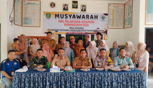 Musyawarah Desa Semidang 2026 Digelar
