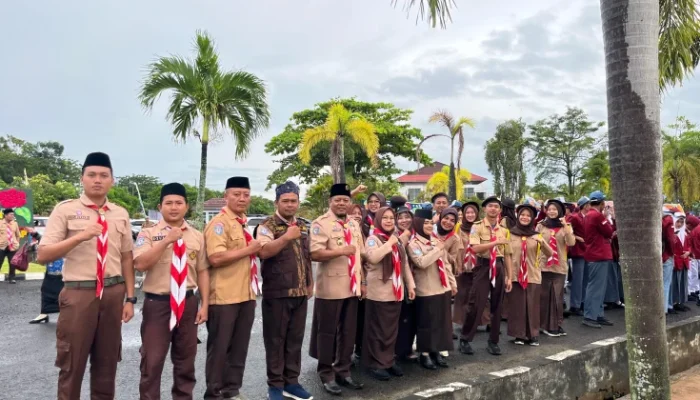 Kwarcab Kaur Hadiri Upacara HUT Kaur ke 23