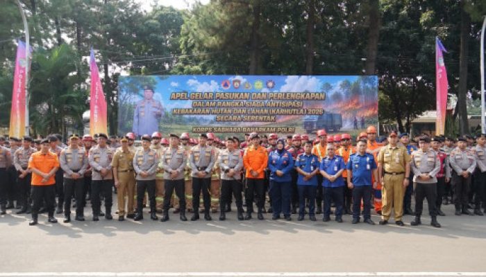 Polri Gelar Apel Serentak Kesiapsiagaan Penanganan Karhutla di Seluruh Indonesia