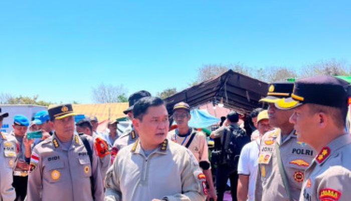 Astamaops Kapolri Turun Langsung Maksimalkan Operasi Kemanusiaan di Manggarai, 45 Posko Tampung 13.881 Pengungsi