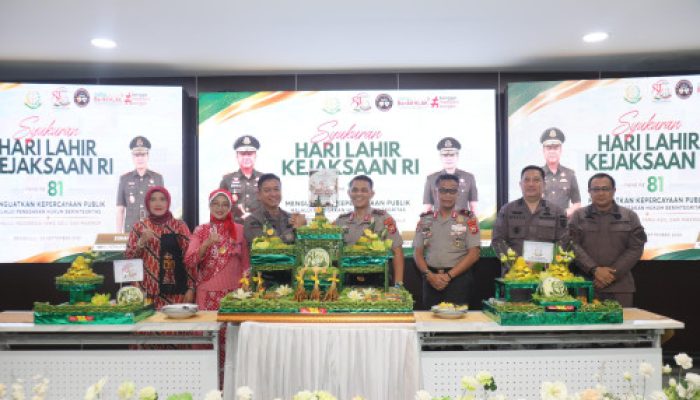 Kapolda Bengkulu Kunjungi Kejati Bengkulu, dalam rangka memperingati HUT Adhyaksa Ke-81, Pererat Sinergitas